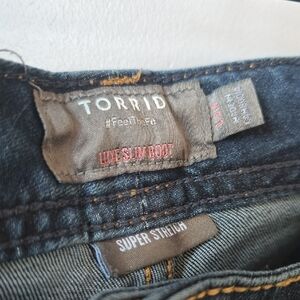 Torrid Dark Blue Boot Cut Jeans